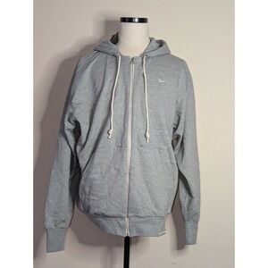 Nike Dri-FIT Standard Issue Men's Full-Zip Basketball Hoodie Gray Size 2XL